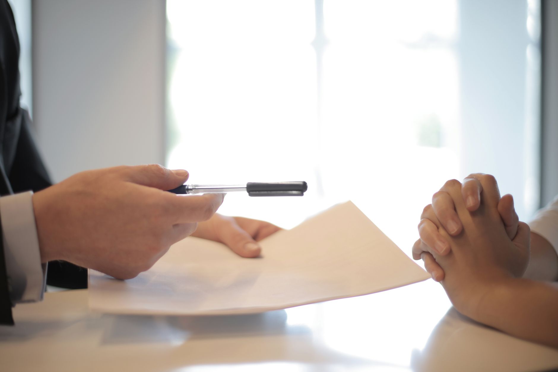 Homeowner meeting with a loan officer to apply for a HELOC